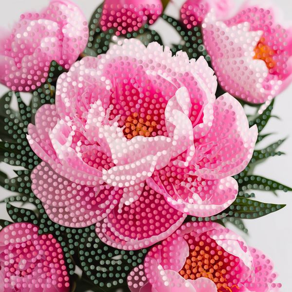 Алмазна мозаїка Strateg ПРЕМІУМ Свіжість на паперовій основі розміром 18х18 см (ZAV1818-23)