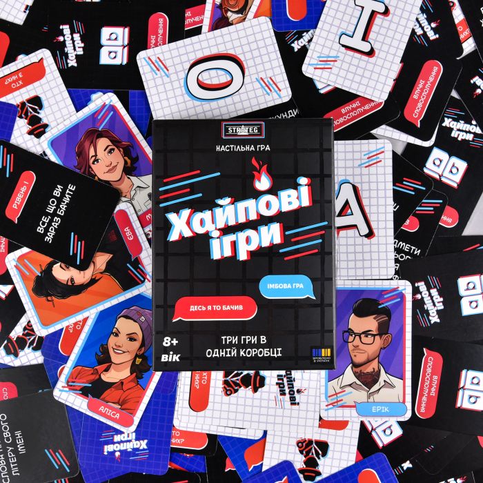 Настільна гра Strateg Хайпові ігри (30946)