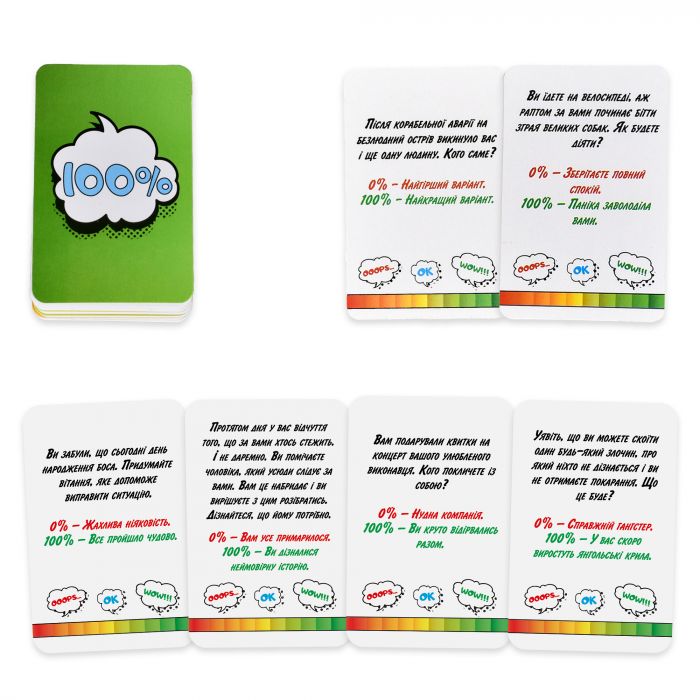 Настільна гра Strateg 100% Весела компанія (30949)