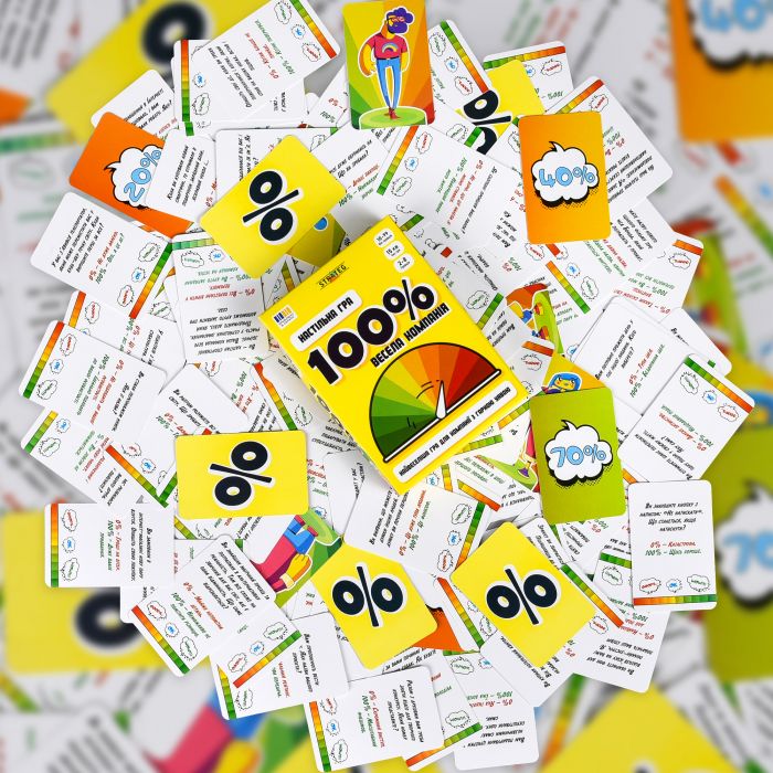 Настільна гра Strateg 100% Весела компанія (30949)