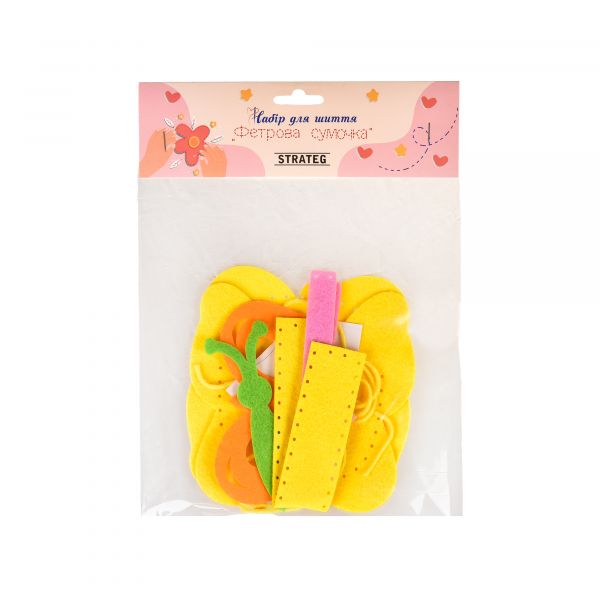 Набір для шиття Strateg Фетрова сумочка: Метелик (31030)