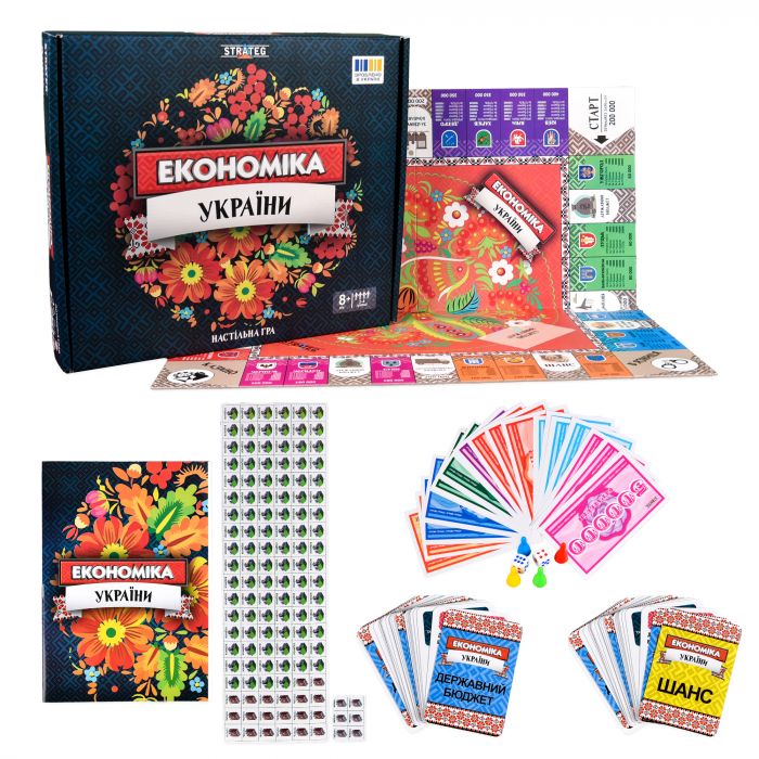 Настільна гра Strateg Економіка України (31029)