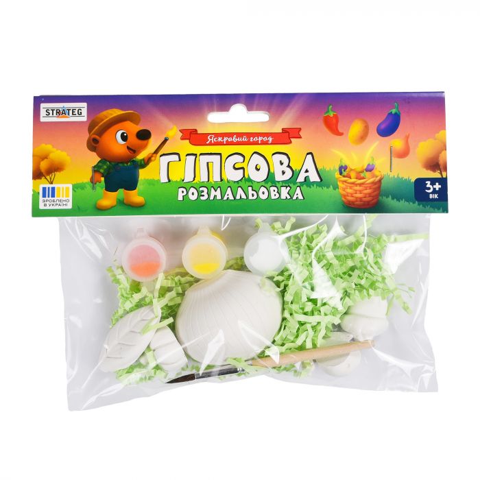 Гіпсова розмальовка Strateg Яскравий город (31060)