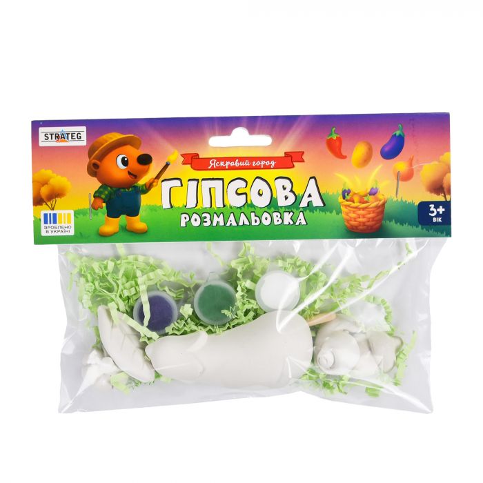 Гіпсова розмальовка Strateg Яскравий город (31060)