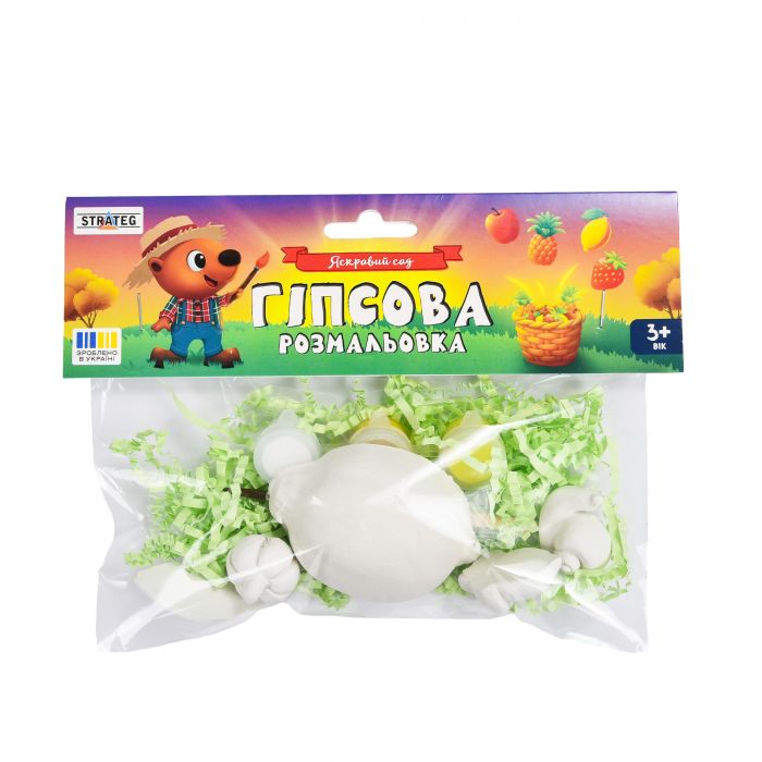 Гіпсова розмальовка Strateg Яскравий сад (31061)