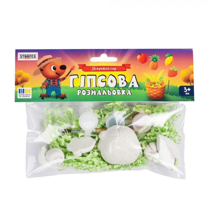 Гіпсова розмальовка Strateg Яскравий сад (31061)