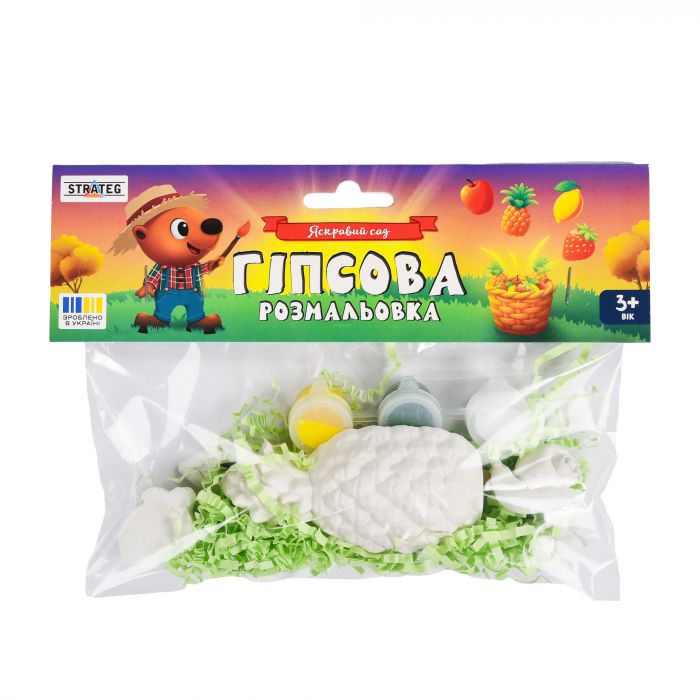 Гіпсова розмальовка Strateg Яскравий сад (31061)