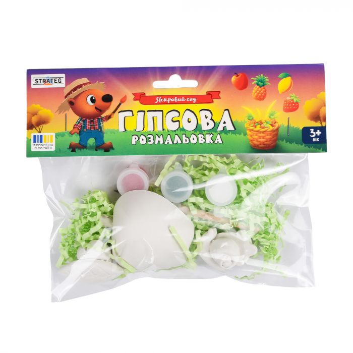 Гіпсова розмальовка Strateg Яскравий сад (31061)