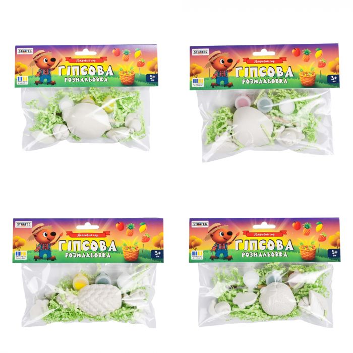 Гіпсова розмальовка Strateg Яскравий сад (31061)